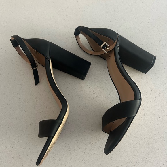 Size 8 Open Toe 3” Black Heels (Call it Spring) - Picture 6 of 6